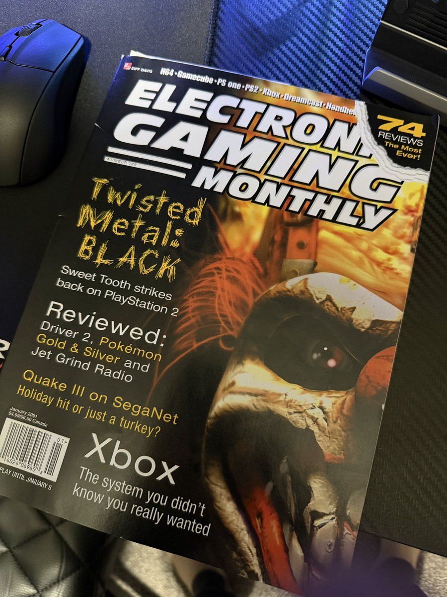 I recently found this bad boy in a bunch of old stuff. I’m looking forward to reading through it again after… *checks date* nearly TWENTY FIVE years ☠️☠️