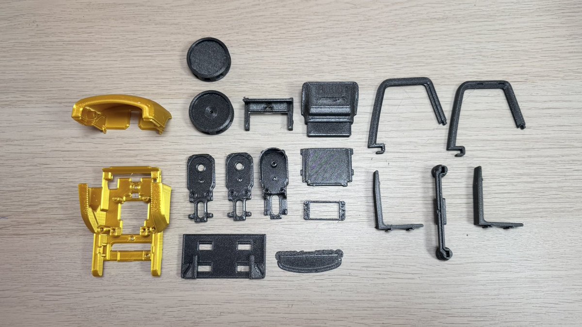 kevsmac's tweet image. Cyberbricks are interesting- they run #Micropython too. Busy printing out the forklift model for tomorrows livestream