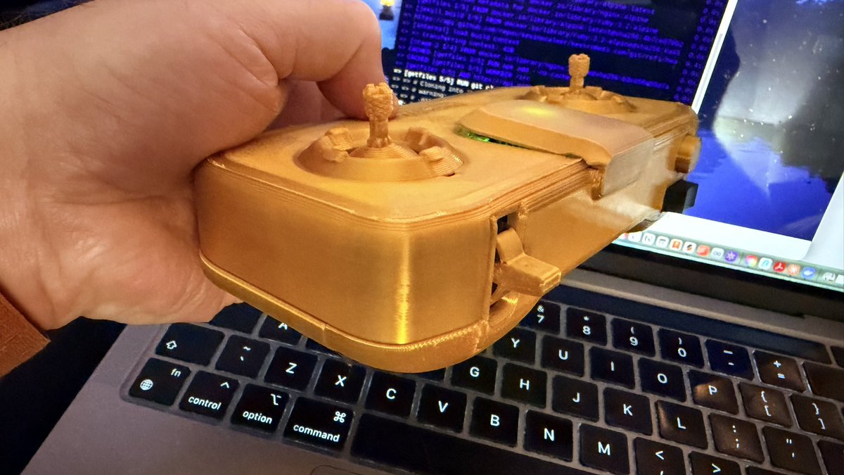 kevsmac's tweet image. Cyberbricks are interesting- they run #Micropython too. Busy printing out the forklift model for tomorrows livestream