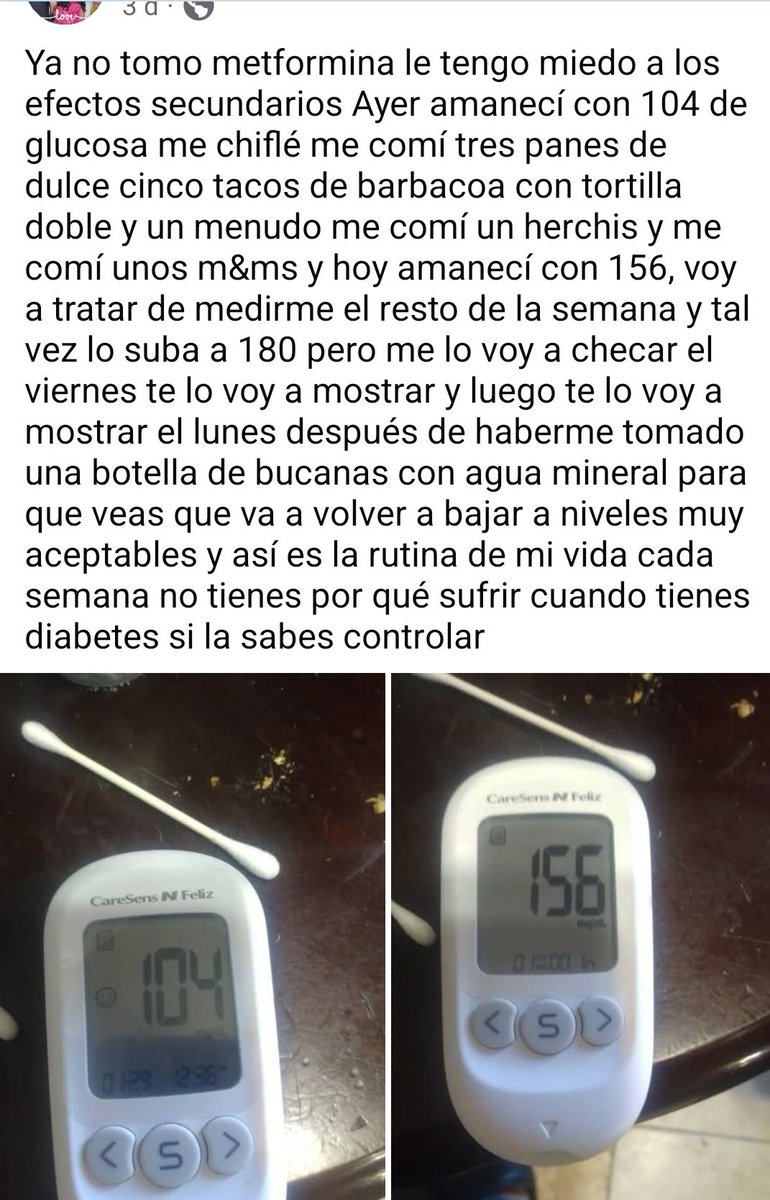 FitSurgeon's tweet photo. Tenerle miedo a la metformina VS tenerle miedo a las complicaciones de la diabetes... https://t.co/C2EJ5X6iyt