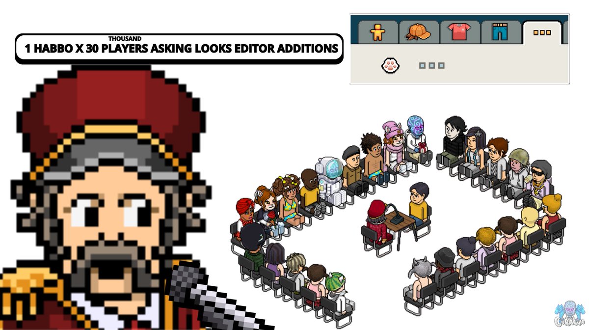 🚨🔥 THE COMMUNITY WANTS: LOOKS EDITOR ADDITIONS 🔥🚨

<a href="/Habbo/">Habbo</a>, back in January 2025 you created huge expectations within the community when you announced something big: two new appearance tabs in the Look Editor — “MISC” and “PET LOOKS”. (x.com/Habbo/status/1…)

But now, almost