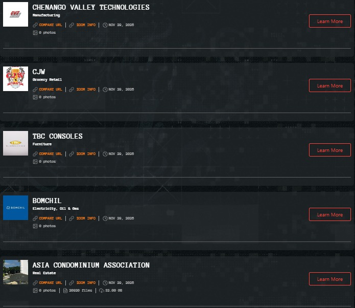 FalconFeedsio's tweet image. 📢 Ransomware Alert :

Qilin ransomware group has added 5 unknown victims to their dark web portal.

* Asia Condominium Association 🇺🇸
* Bomchil 🇦🇷
* TBC Consoles 🇺🇸
* CJW, Inc. 🇺🇸
* Chenango Valley Technologies, Inc. 🇺🇸