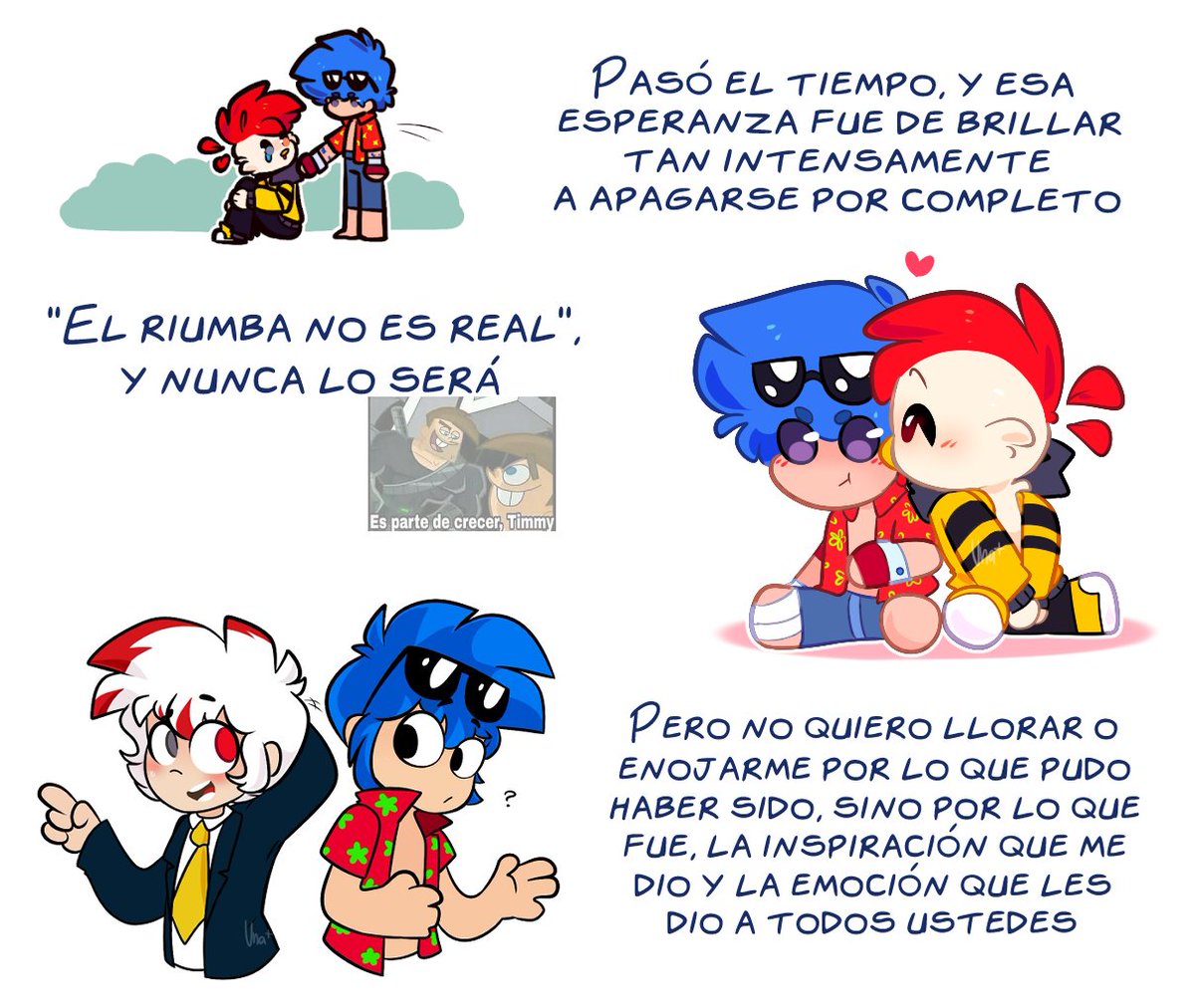 AntunElo_chan's tweet image. Se emocionaba por un ship el tipo-

Día 7: Día libre
#CoMPaS ❤️‍🩹 #RiumbaWeek2025 
🤍Riumba💙