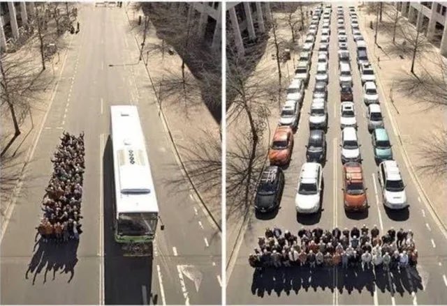 It’s pretty basic. Roads should focus on moving the most amount of people, not the most amount of cars.