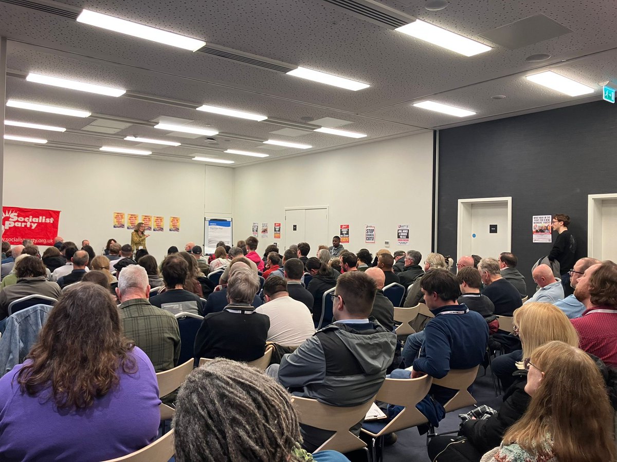 Socialist Party fringe meeting at the Your Party conference. 🚩