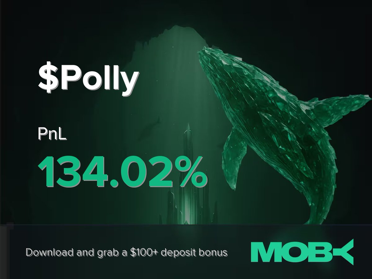 whalewatchalert's tweet image. Win Alert 📈

A trader on Moby Mobile just closed a position of $Polly with a PnL of +134.02%.