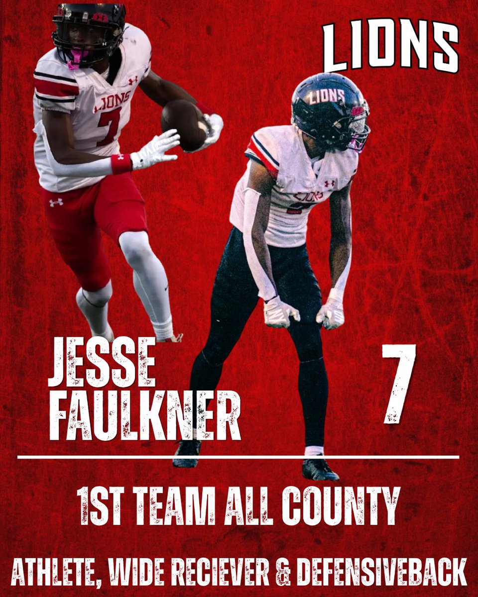 Dulaneyftball's tweet photo. Congratulations to LB Brendan Taylor, Strong Safety Jai Nettles &amp; Athlete, Wide Receiver and Defensive Back Jesse Faulkner on their 1st Team All County selection Divison 2! #programproud
@Brendantay45191 @NettsJai @jfaulkner247 https://t.co/8Dgwc6fxzA