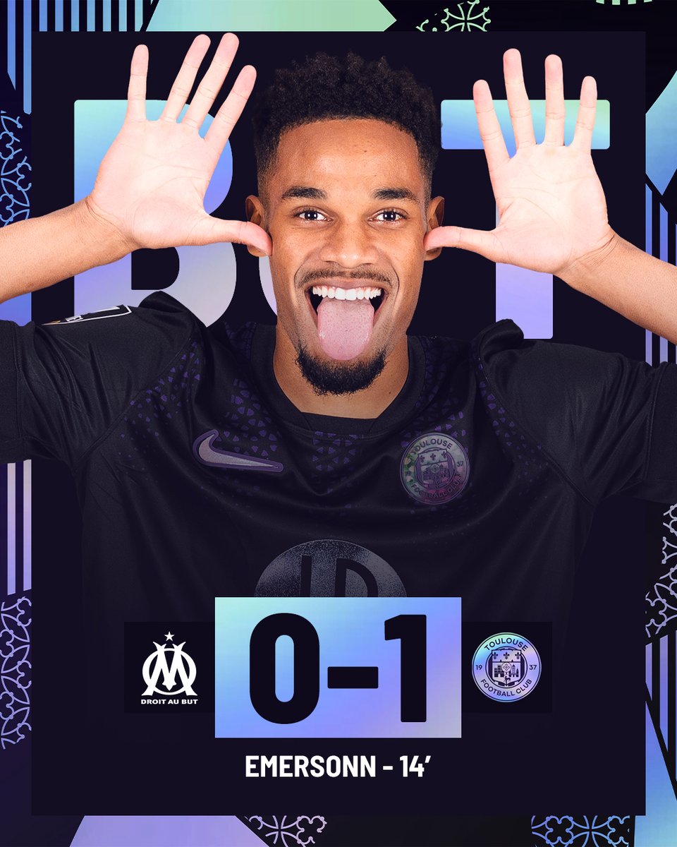 ToulouseFC's tweet image. ⏱️ 14&apos;
⚽️ OOOOH EMERSONN qui met une valise à la défense marseillaise avant de tromper Rulli et d&apos;ouvrir la marque ! ✨😈

0-1 #OMTFC