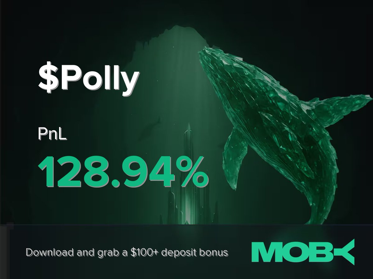 whalewatchalert's tweet image. Win Alert 📈

A trader on Moby Mobile just closed a position of $Polly with a PnL of +128.94%.