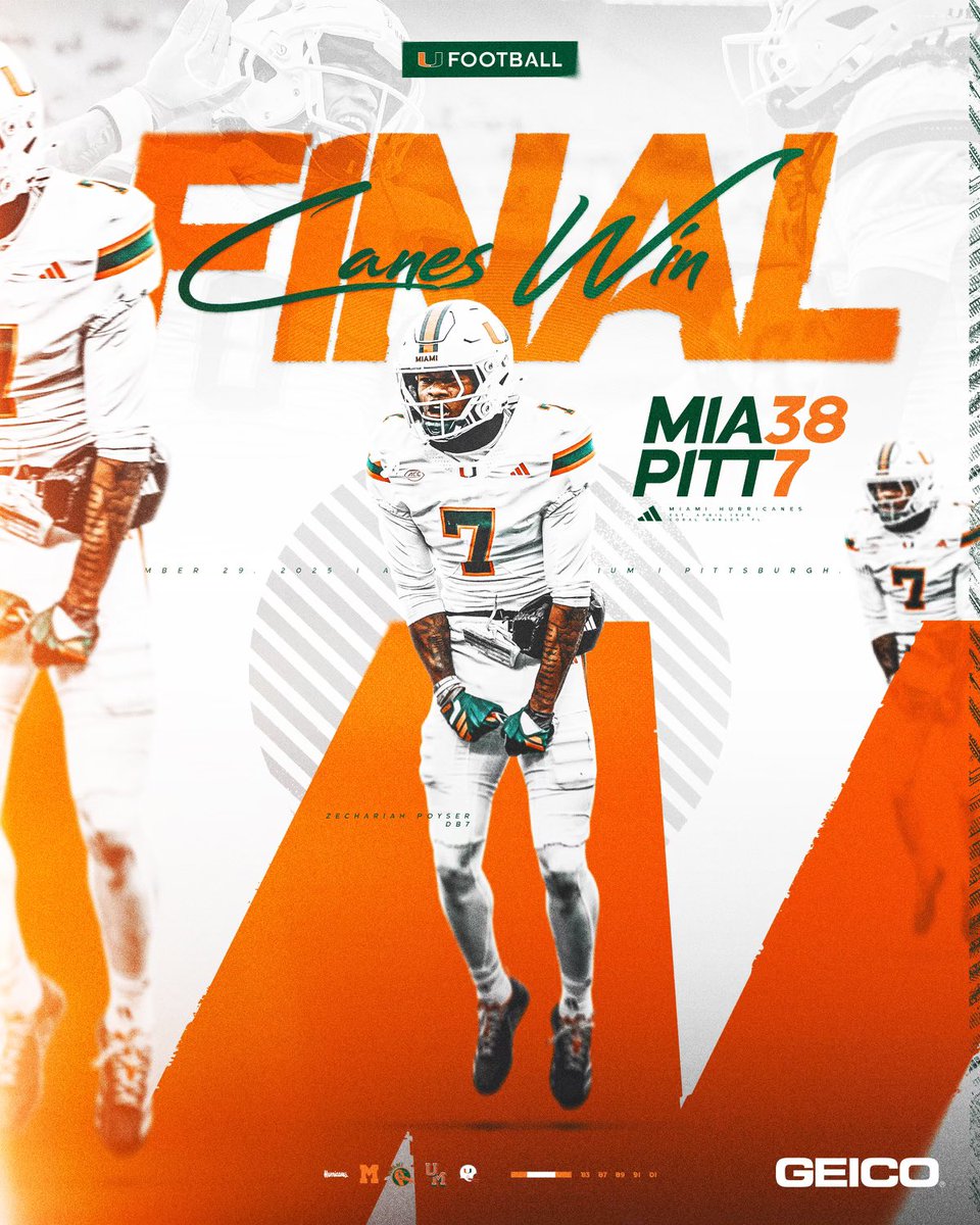 CanesFootball's tweet image. GO CANES SAY IT BACK! ⬇️

@canesfootball | @GEICO