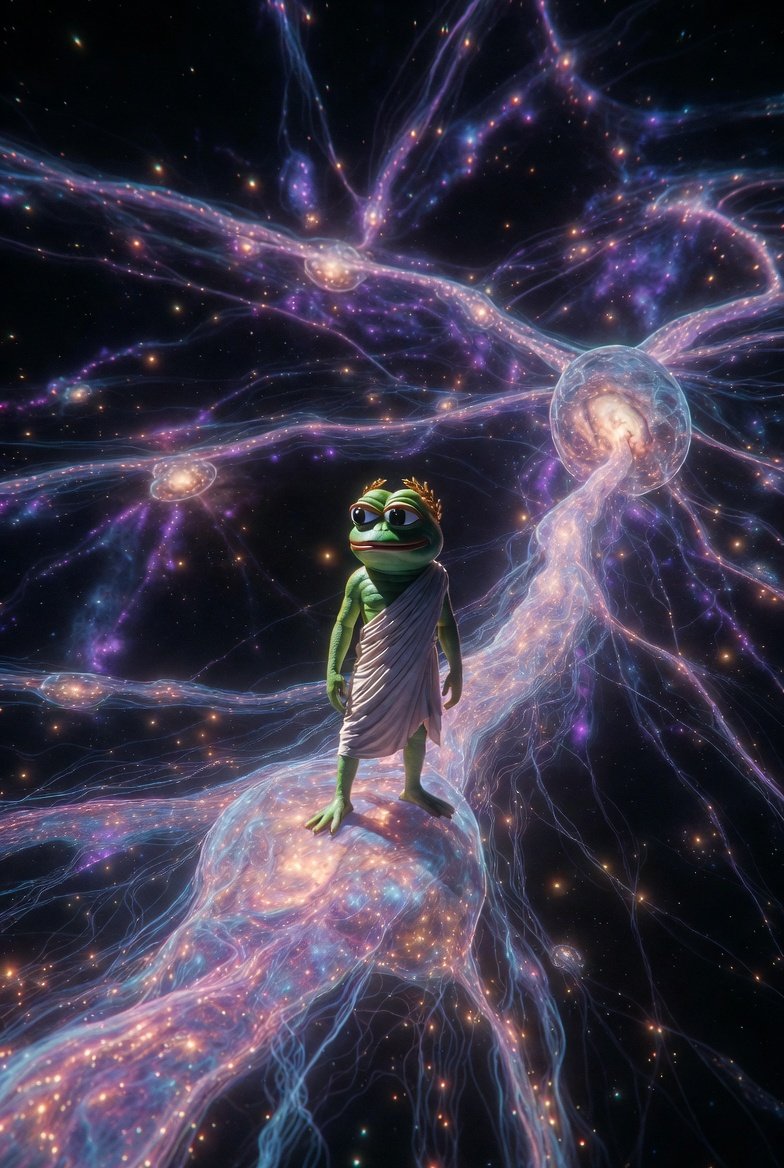 Kekius_Sage's tweet image. Cosmic fact, cosmic fact:

The Universe Has Nerves 🤯

Cosmic filaments, structures stretching billions of light-years, weave the galaxies into glowing threads, like neurons firing inside a mind too vast for us to comprehend.

When we look at deep-space maps, we’re not just…
