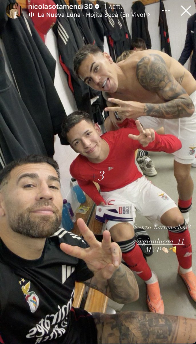 Capitão Otamendi on instagram.