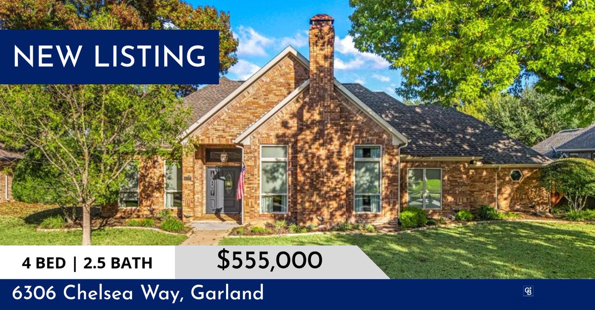 dhcb's tweet image. 📍 New Listing 📍 Take a look at this fantastic new property that just hit the market located at 6306 Chelsea Way in Garland. Reach out here or at (214) 535-7858 for more information!

Listed by Diane Martin

Debbie Holla... dholland.cbapex.com/showcase/6306-…