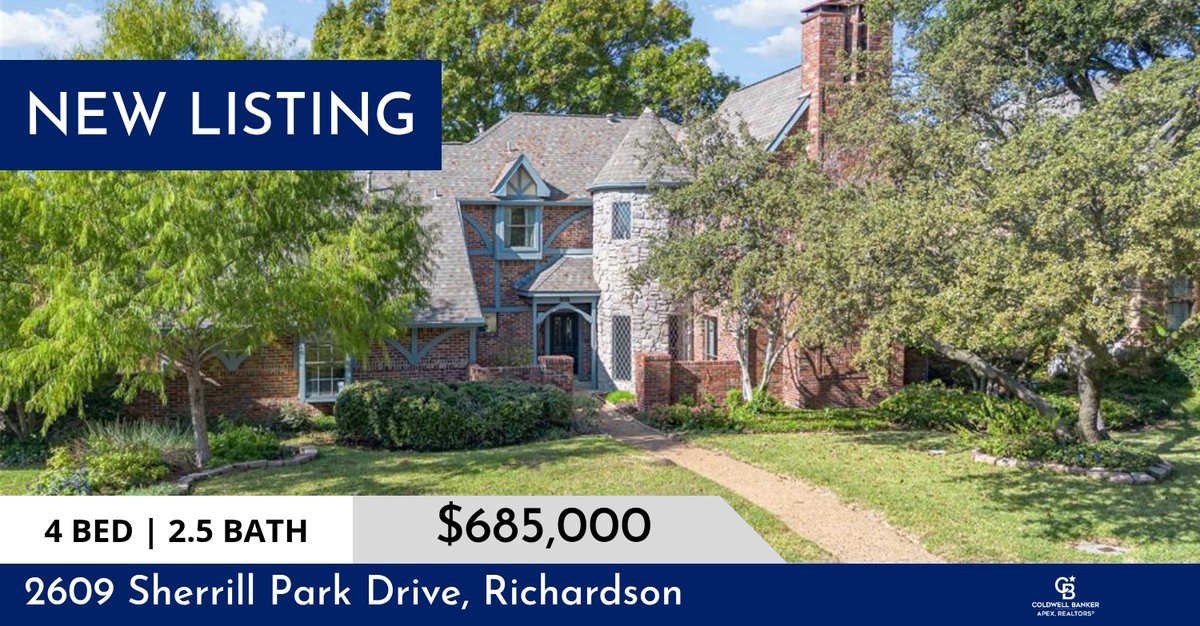 AmyClements5's tweet image. 📍 New Listing 📍 Take a look at this fantastic new property that just hit the market located at 2609 Sherrill Park Drive in Richardson. Reach out here or at (214) 763-0571 for more information!

Listed by Cory Dunnican

Amy Clemen... aclements.cbapex.com/showcase/2609-…