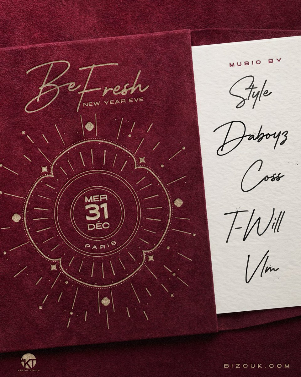 ✨ L’année se termine… et la nouvelle s’apprête à commencer.
On vous ouvre nos portes… pour que notre maison devienne la vôtre.
Le FESTOIEMENT des Be Fresheurs(es) vous attend, orchestré par nos meilleurs DJs 🔥

▫️Aux Platines : Dj Style - Dj Daboyz - Dj Coss - Dj Twill - Dj