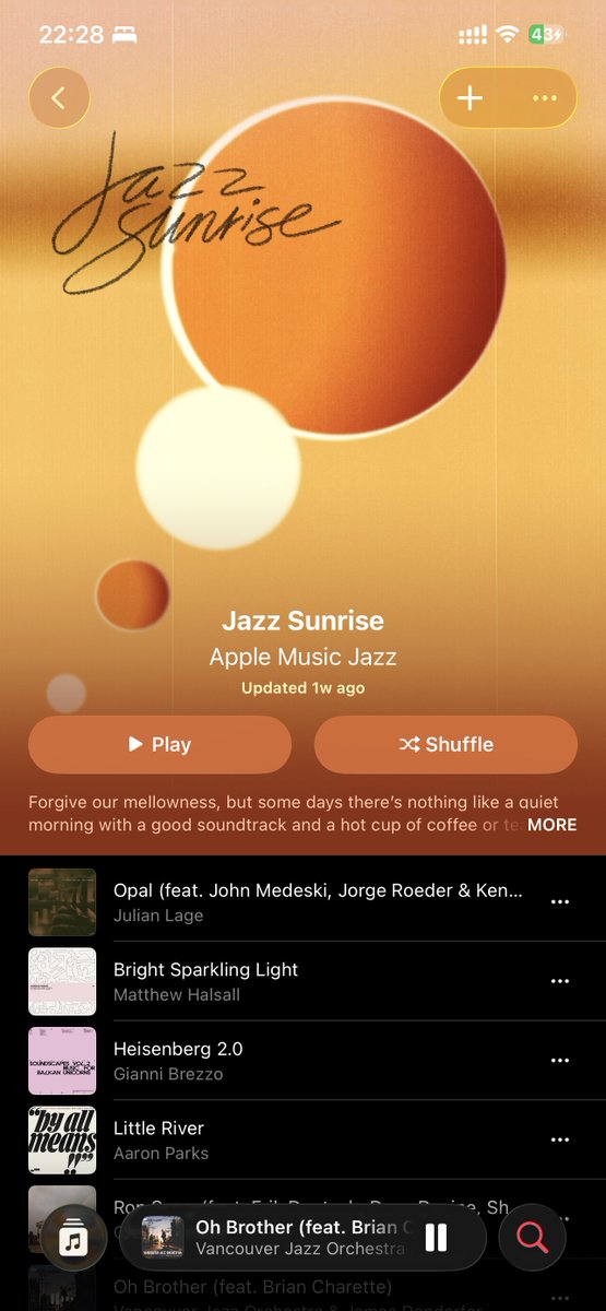 Put on a Jazz playlist to write up a document. Focused for a full hour and typed out 3 whole pages