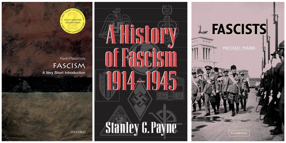 Fascism in Europe

The term "fascism" is in vogue these days. For a crash course on fascism in Europe from World War I through World War II, see these three books.

Download of Passmore: lburlamaqui.com.br/wp-content/upl…

Payne: ia803201.us.archive.org/32/items/29376…

Mann: socioline.ru/files/5/283/ma…