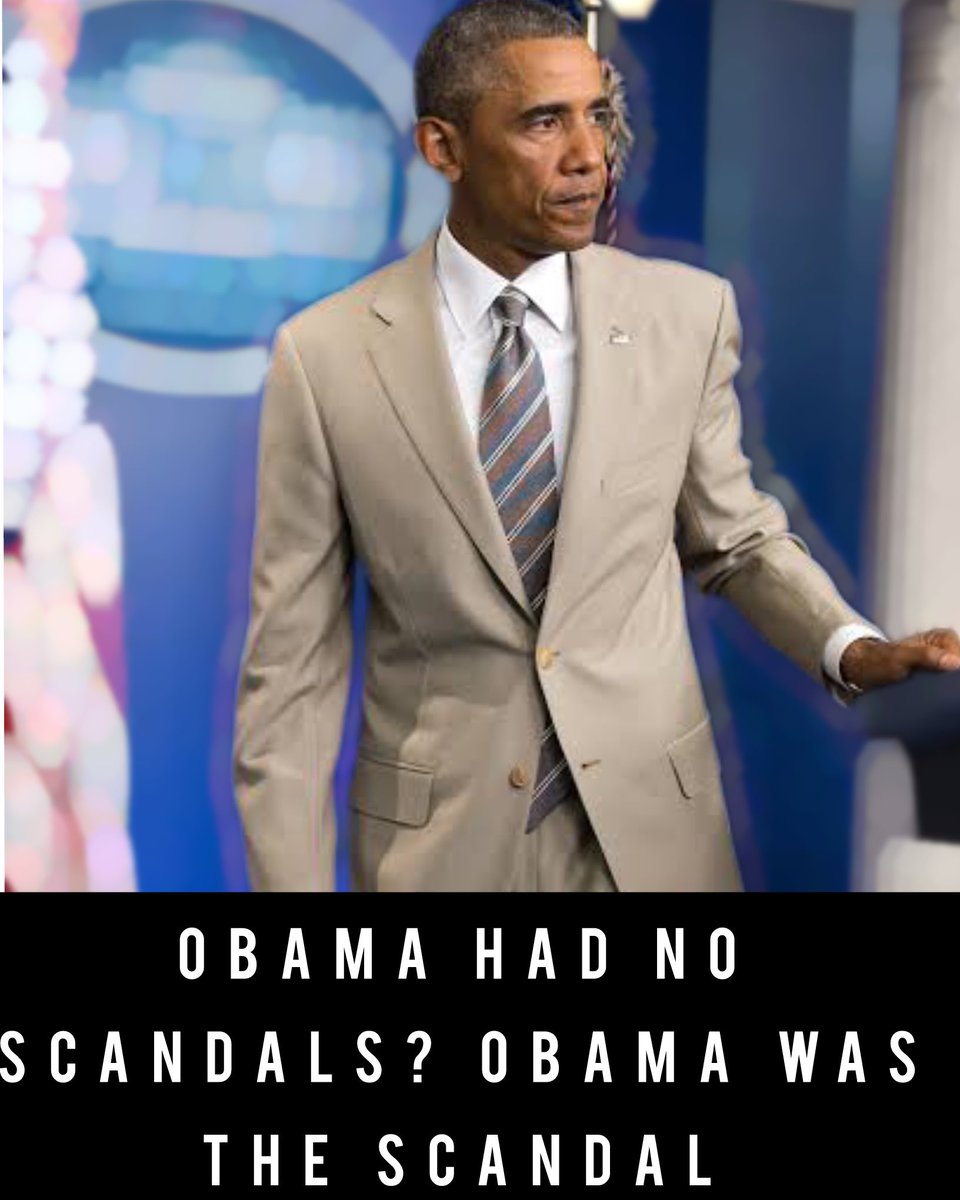 w_terrence's tweet image. Obama said he “had no scandals.” Let me fix that.

Barack Obama was the scandal.

Under his watch, this country saw the greatest racial divide in modern history.
His words and his policies put a target on the backs of police officers, turning the men and women who protect us into…