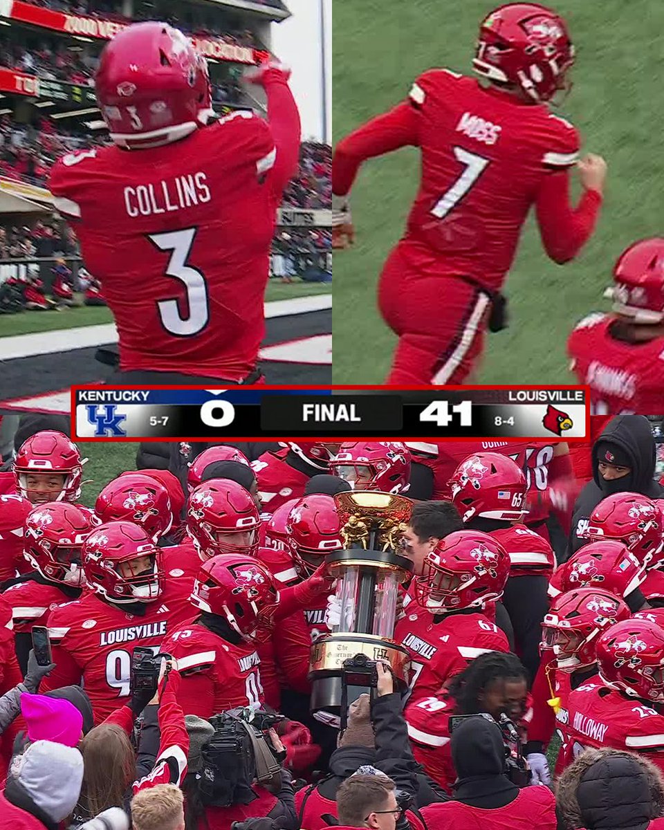 LOUISVILLE DOMINATES KENTUCKY FOR THE GOVERNOR'S CUP 😤 <a href="/LouisvilleFB/">Louisville Football</a>