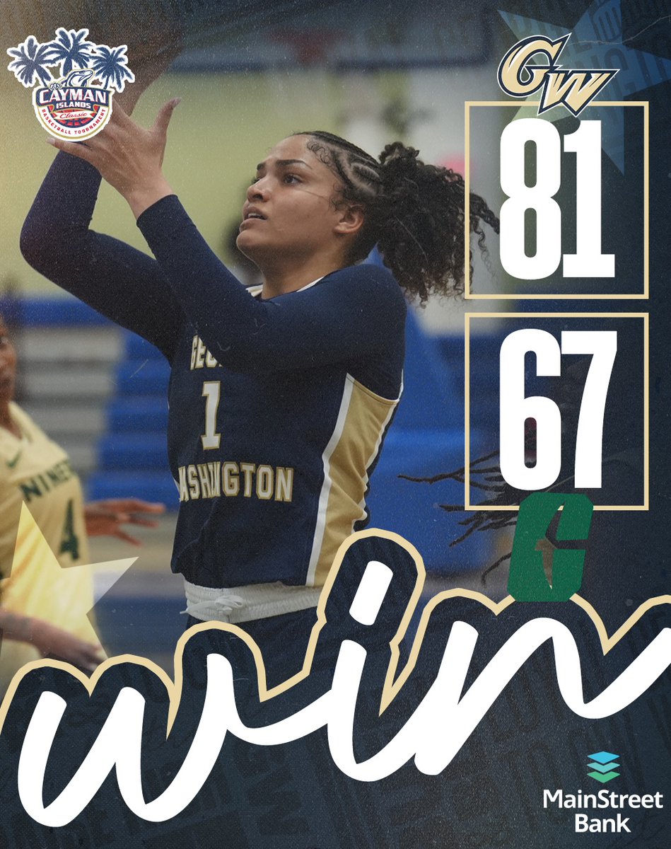 GW_WBB's tweet image. Heading home with a 𝓦

#RaiseHigh | #WorkLikeAChampion