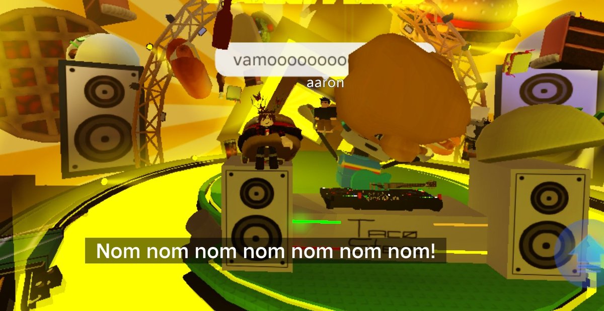 hayakosha's tweet image. No way they play the nom nom nom song this so peak 😭😭😭
#ROBLOXEVENT #ROBLOX #CONCERT