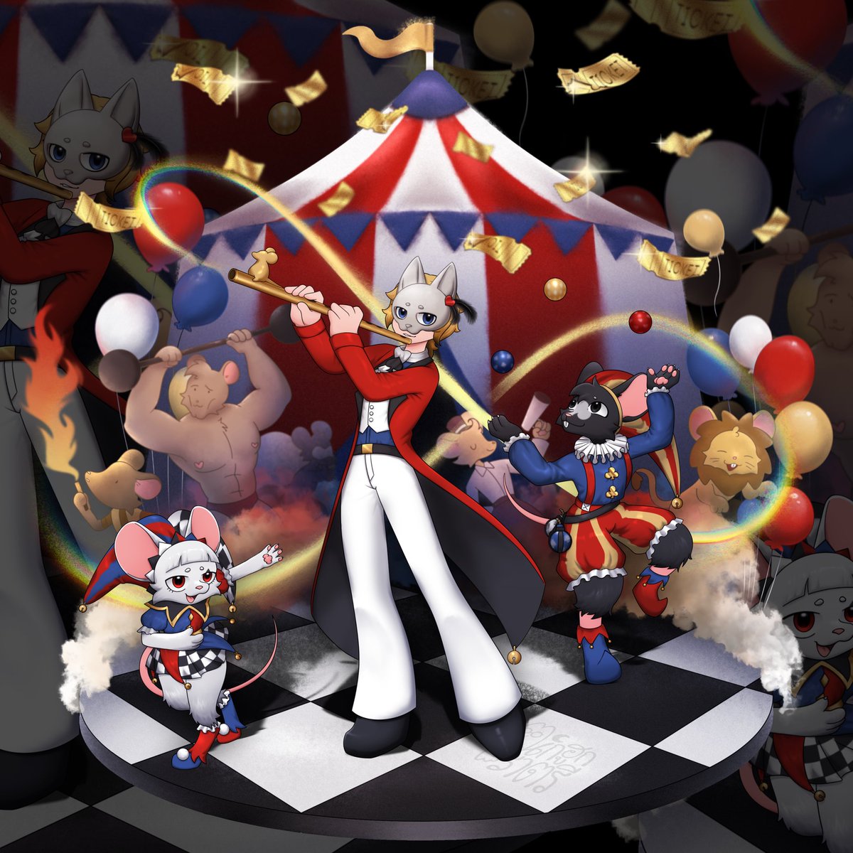 Splash art🐀🪈🎪
Final project DGA 23267✨✨