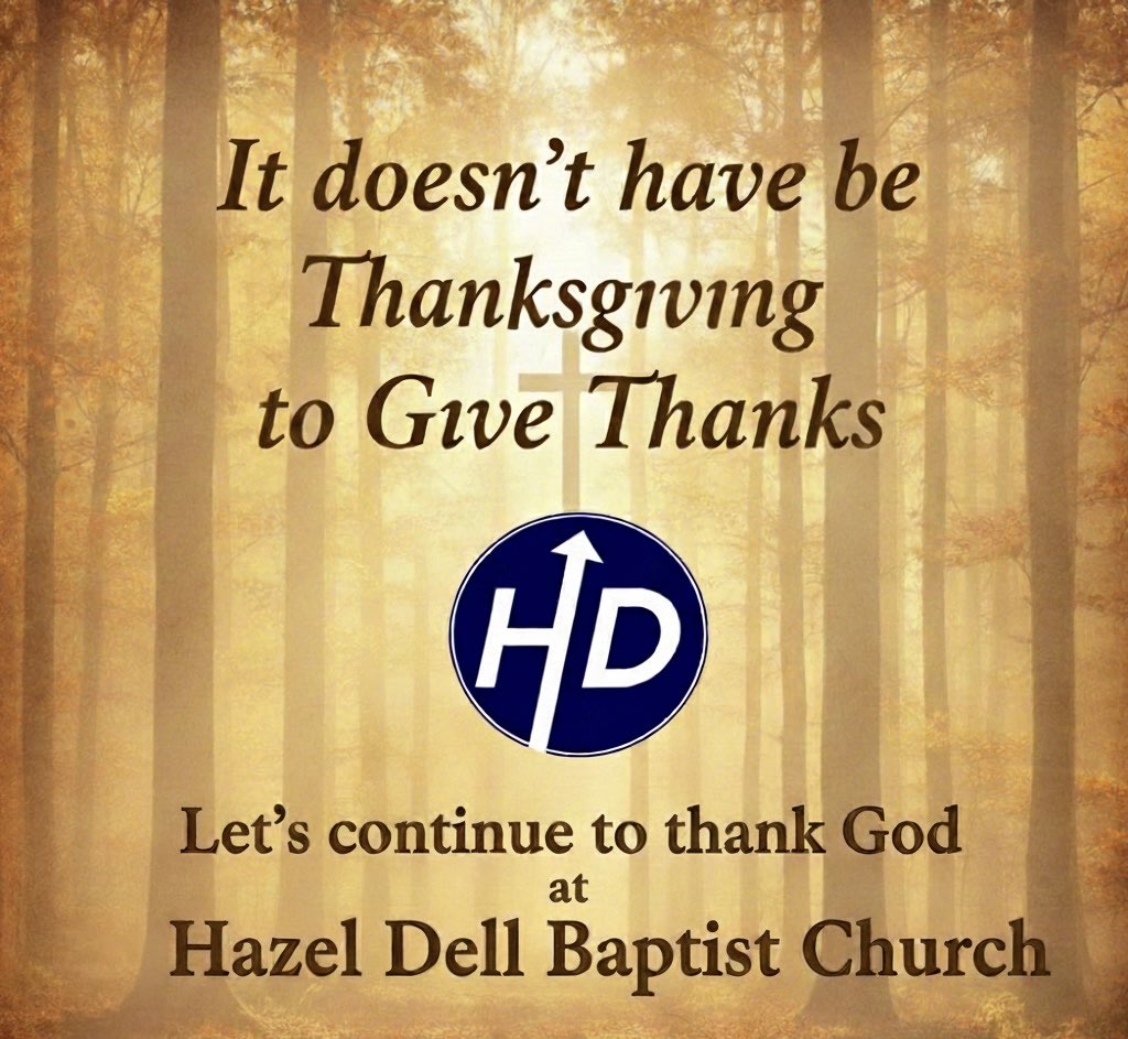Hazel Dell Baptist Church tweet media