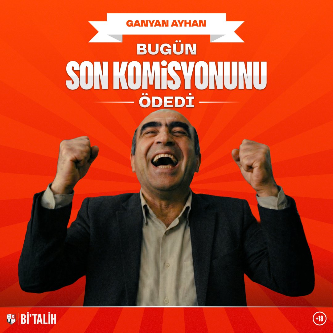 GANYAN AYHAN BUGÜN SON KOMİSYONUNU ÖDEDİ.