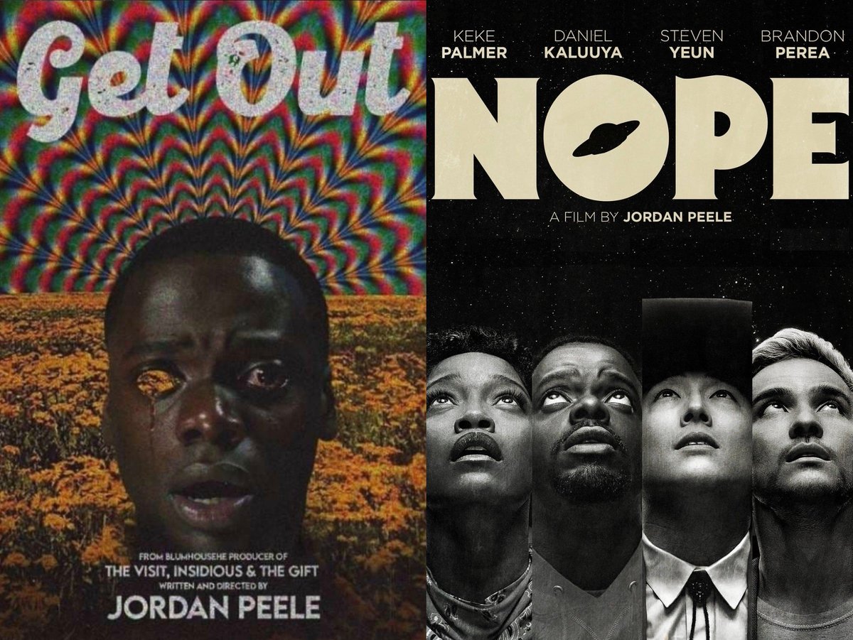 EVILSCRE4M's tweet photo. Get Out vs. Nope

Which Jordan Peele movie do you prefer? https://t.co/wHJqyvDSLC