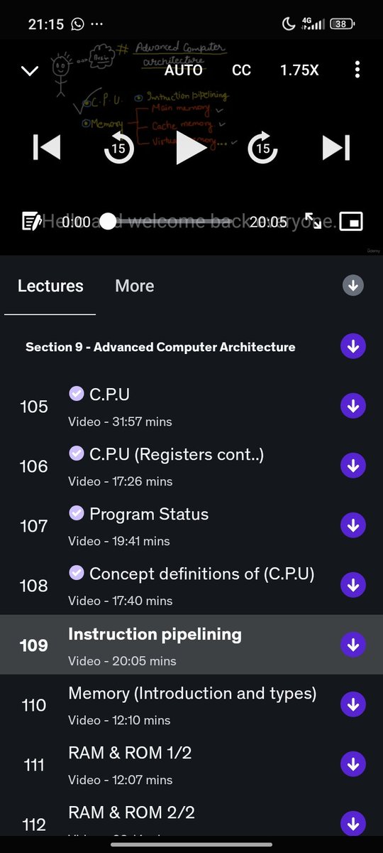 AdegokeHaqeem's tweet image. Day 25/100 🚀
25% done! Today’s focus:
✅ CISC vs RISC Architecture
✅ CPU Registers &amp;amp; Flags
✅ Control Unit Design
Understanding the hardware that runs the code. On to Pipelining next! ⚡
#ComputerEngineering #UNILAG #TechTwitter