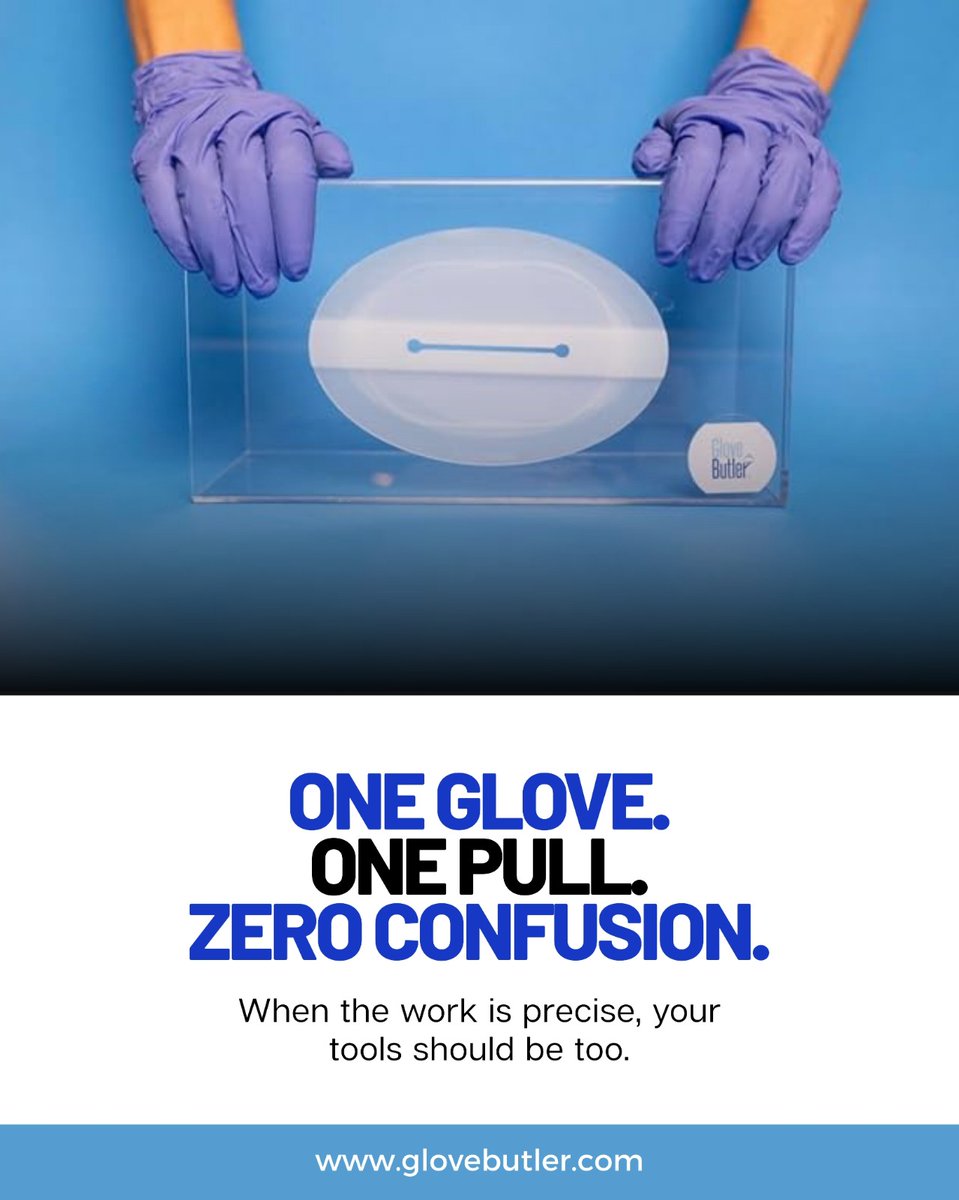 glovebutler's tweet image. When the work is precise, your tools should be too.

Glove Butler gives you accurate, single-glove access every time helping your team stay focused, clean, and efficient.
.
.
#GloveButler #PrecisionTools #InfectionPrevention #LabEssentials #ClinicGear #CleanWorkflow