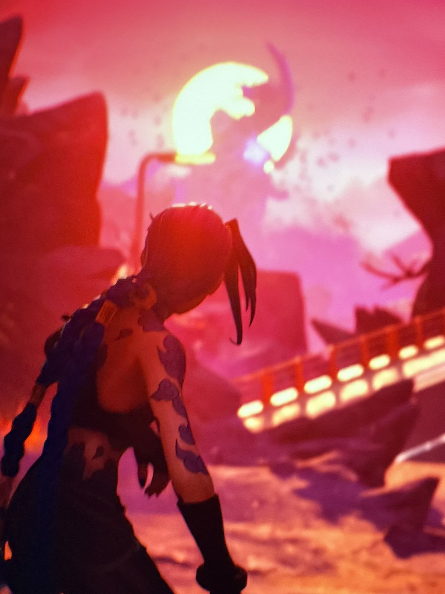 wolfkillheart's tweet photo. @Fortnite got this absolute gorgeous picture of jinx during the event https://t.co/QgDdwGSnIM
