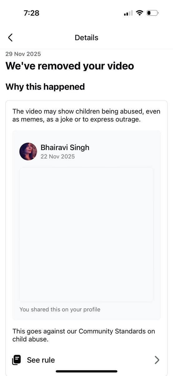 SinghBhairavi's tweet image. Facebook has deleted 50 videos posted by me over the last year or so, saying they “violate community laws” ALL these videos were about Israel’s violence and ALL were from known news portals. #Israel #MarkZuckerberg #Complicit