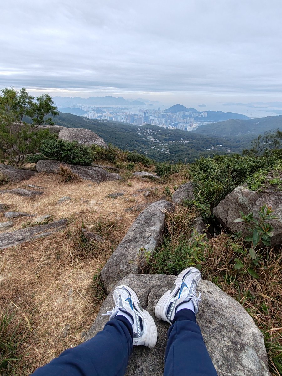 A rare moment of solitude in Hong Kong