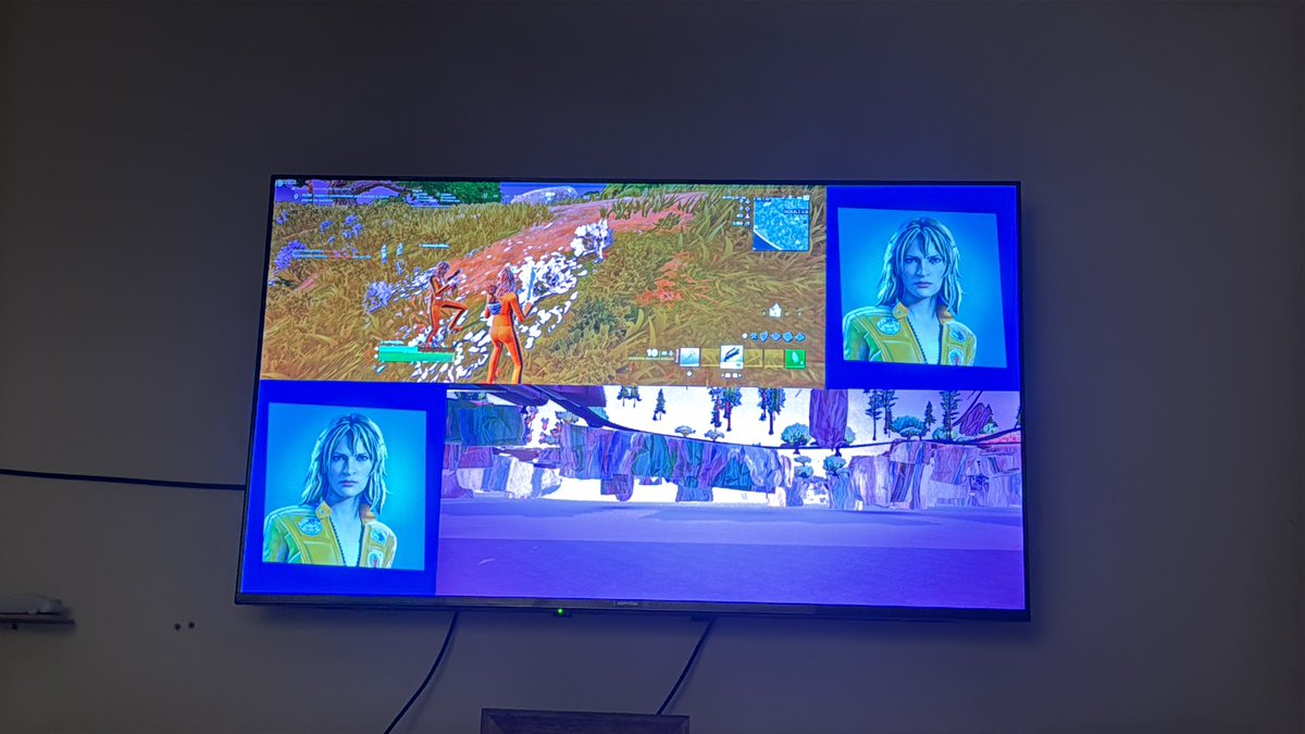 sofdelf's tweet image. arregla esto fornite que queremos jugar en pantalla dividida @Fortnite_ES @Fortnite