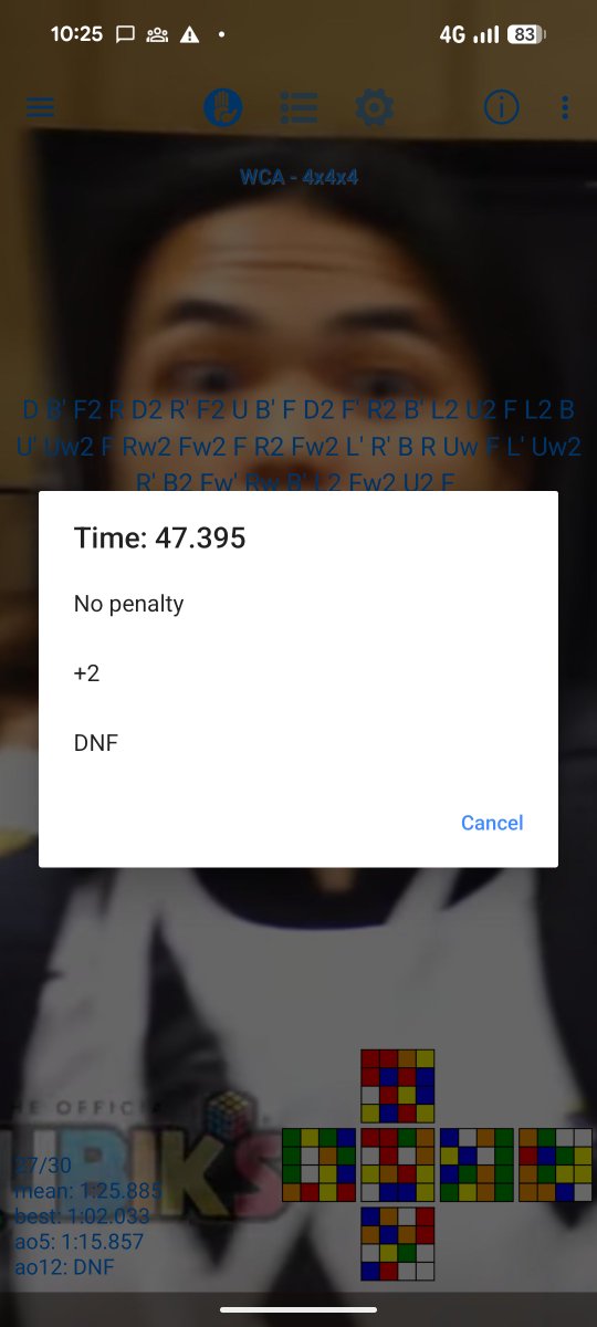 ？？？
駅のホームで4やってたらpbを6秒更新したんだけど