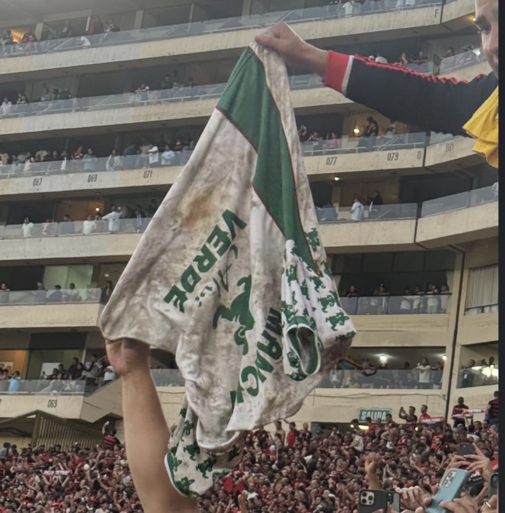 A Jovem simplesmente chegou pela entrada do Palmeiras e saiu VARRENDO GERAL de mancha verde.

Resultado: