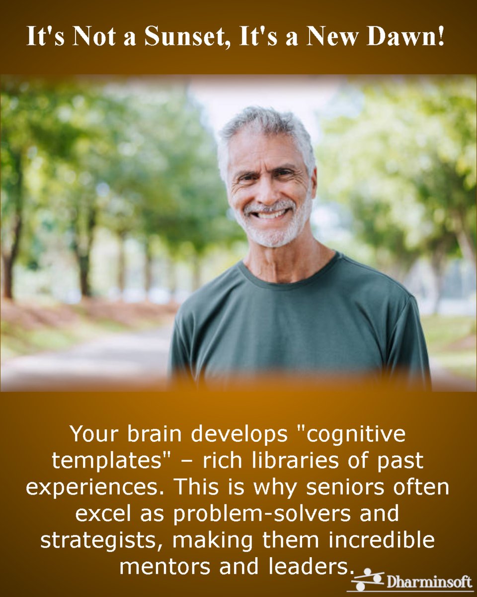 dharminsoft's tweet image. Your brain&apos;s &quot;cognitive templates&quot; are your superpower. This is why experienced individuals make such incredible mentors and leaders. It&apos;s not about slowing down; it&apos;s about a new beginning with a wealth of knowledge.

#Mentor #Leader #ProblemSolver #Experience #GrowthMindset
