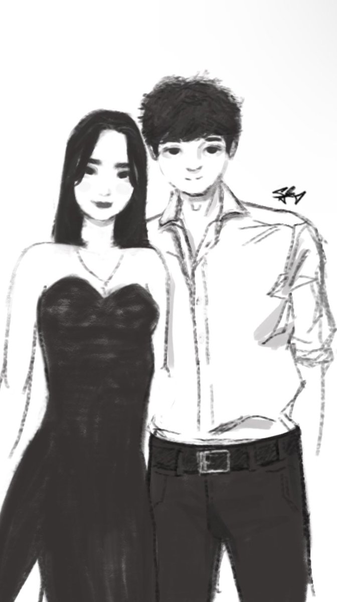 svik0's tweet image. . @sakurashymk portrait of jason and sakura