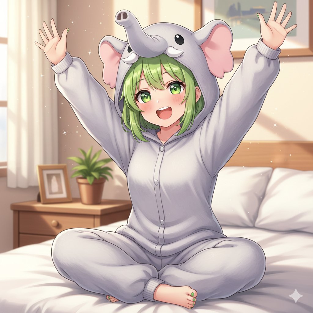 イベント参加します～
テーマ：好きな動物娘

ゾウさん🦣

#AIイベント好きな動物娘 #土日はフォロワーさんが増えるらしい