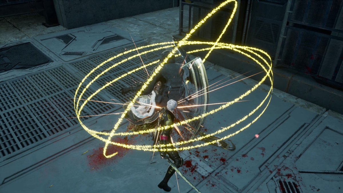 yoshimura_hi's tweet image. 00:39 ルゥの繰り出す術式『イドリスの驕り』 
00:42 『イドリスの驕り』の効果で時の流れが制限された敵  

ルゥは時間遡行という極めて特異な能力を発現させた吸血鬼です。 戦闘においても時間に干渉する能力を繰り出します。  

ルゥの紹介トレーラーはこちら youtu.be/jDn-Xt1X4d4 #CODEVEIN2