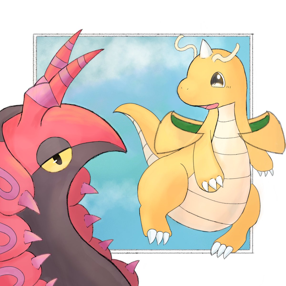 #いいねした人の絵柄を真似してバレたら負け 
難しかったです