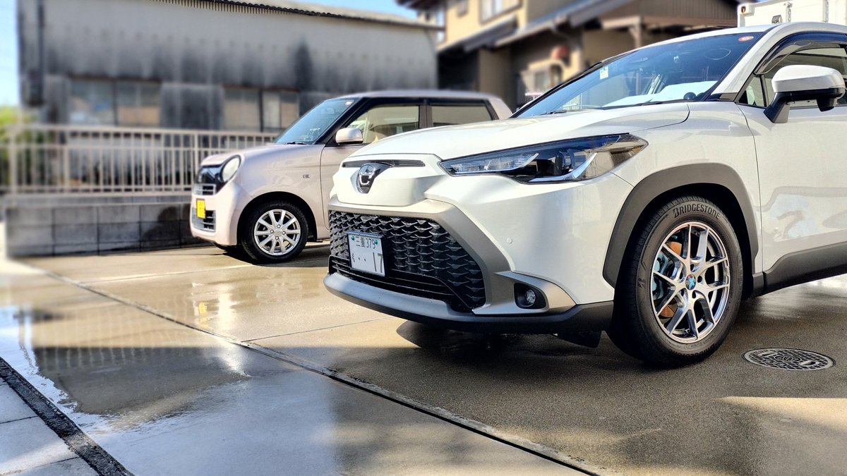 夜勤明けでそのまま2台洗車するの疲れますね😇