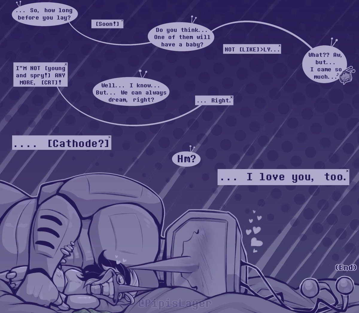 🔞 (7/7)

Hey guys, I think my tv and email might have romantic feelings for one another.

(End)

#spamtenna #deltaruined