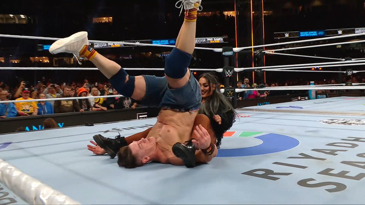 angelsito_yt's tweet image. #DOMINIKMYSTERIO logra vencer a #johncena con la ayuda de #judgmentday, incluyendo a #livmorgan que hizo su regreso. Gran narración durante la lucha, y digna despedida para Cena en un PPV. #SurvivorSeries #WWESurvivorSeries #wargames #SurvivorSeriesWarGames #SurvivorSeries2025