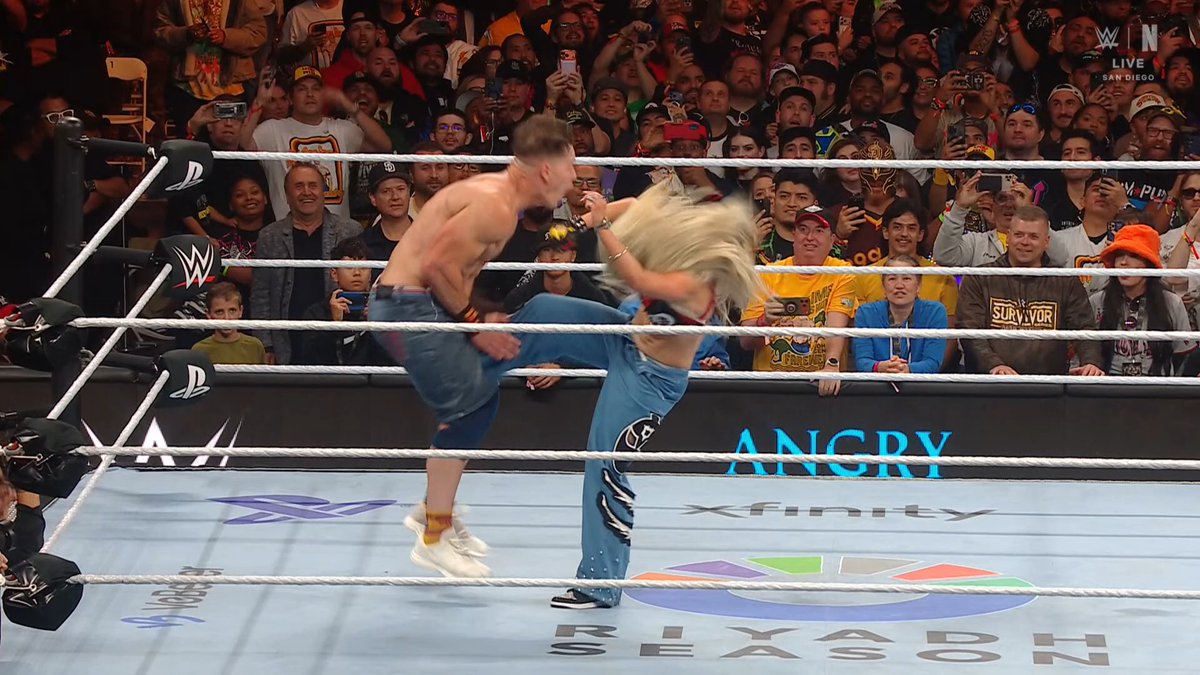 angelsito_yt's tweet image. #DOMINIKMYSTERIO logra vencer a #johncena con la ayuda de #judgmentday, incluyendo a #livmorgan que hizo su regreso. Gran narración durante la lucha, y digna despedida para Cena en un PPV. #SurvivorSeries #WWESurvivorSeries #wargames #SurvivorSeriesWarGames #SurvivorSeries2025