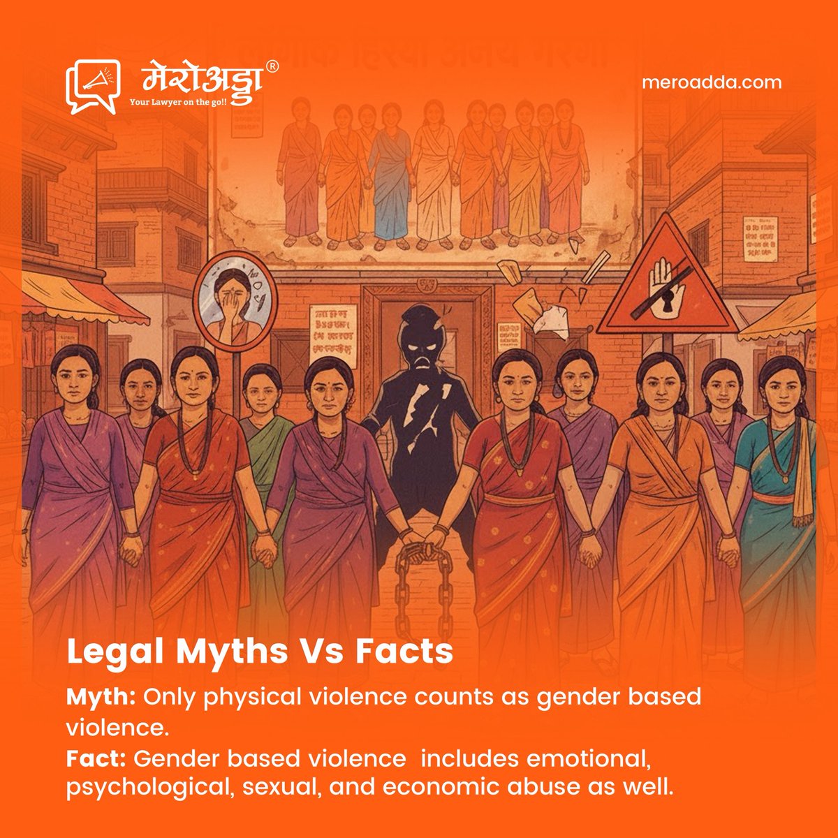BREAKING THE CHAINS OF LEGAL MYTHS 

~~~~~~~~~~~~~~~~~~~~~~~~~~~~~
Sign up for free Q&amp;As with lawyers from all over Nepal.
#law #smartlaw #accesstolaw #accesstojustice