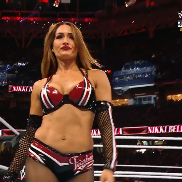 BRIZEEMODE's tweet photo. NIKKI BELLA HAS ARRIVED AND OMG THIS GEAR

#SurvivorSeries https://t.co/kz3UqGZ9vK