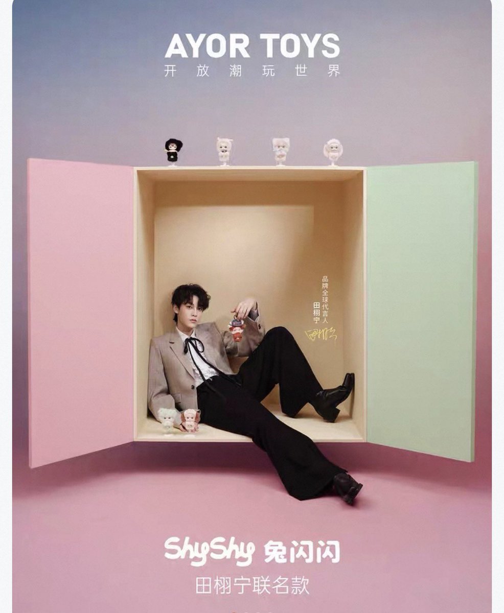 田栩寧 公式Ayor toysコラボグッズ 6種　逆愛　RevengedLove 田栩宁コラボAYOR TOYS X 兔闪闪ShyShy小小予約開始欲しい人、DM