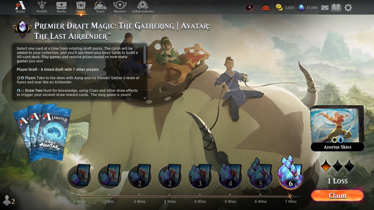 ThePastaPirate's tweet image. ☁️🏆Azorius Skies🏆☁️

1) These decks thrive by protecting threats - Form/Hakoda/Protectors did so with ease

2) Primary flying threats at common: First-time/Hawk/Kids/Owl

3) Both the uncommon/rare Aangs hit hard

Draft: 17lands.com/draft/89e6eacd…

Games: 17lands.com/details/89e6ea…